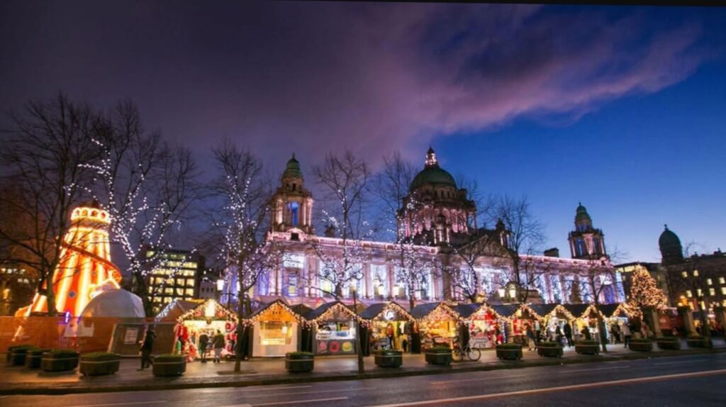 There is a Dickensenian theme at this year's Belfast Christmas Market