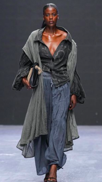 A symphony of textures and muted tones. At Awa Meite