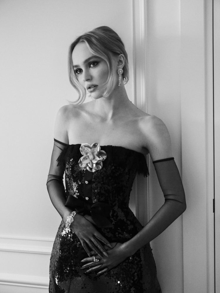 Lily-Rose Depp at the Cannes © Film Festival Virgile Guinard, courtesy of Chanel.