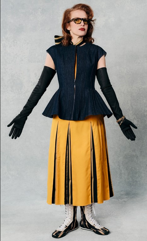 New York Fashion Week Fall/Winter 2025-26, Top Designers + Hottest Trends 41 NYFW 25 JC yellow skirt Screenshot 2025-02-11 at 16-29-36 Jonathan Cohen Fall 2025 Ready-to-Wear Fashion Show Vogue.jpg