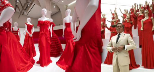 Valentino Garavani signature red couture gown legacy