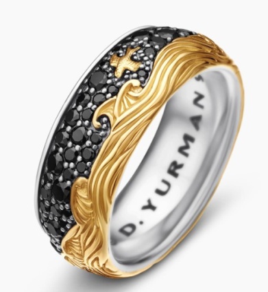 NYLAJ25 DY blk diam gold wave ring.jpg