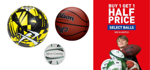 Intersport Elverys Announces Buy 1 Get 1 Half Price on Select Balls!