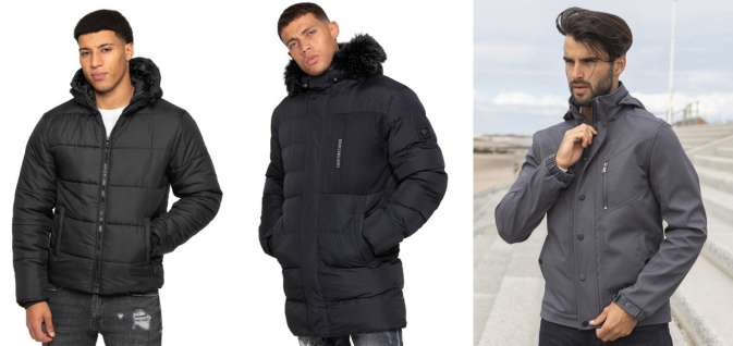 RawDenim Men’s Jacket Collection