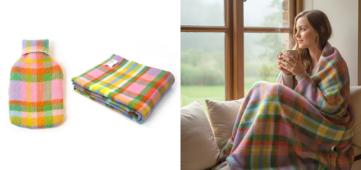 The Viral Tweedmill Rainbow Check Blanket is Here