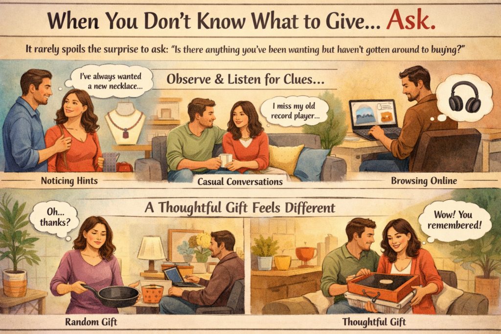 When you are unsure about what to gift