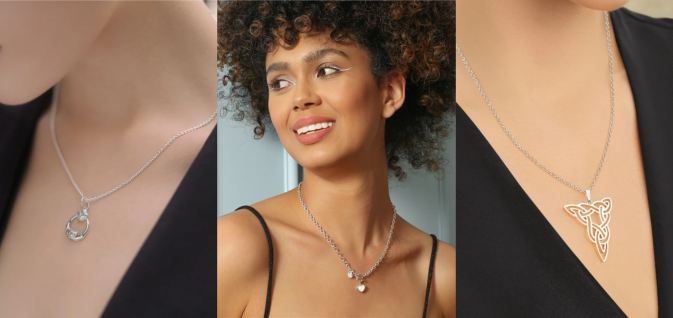 Newbridge Silverware pendant for women collection