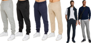 Raw Denim Mens Fleece Joggers Pack of 2 collection