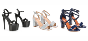 XY London high heel sandals for women