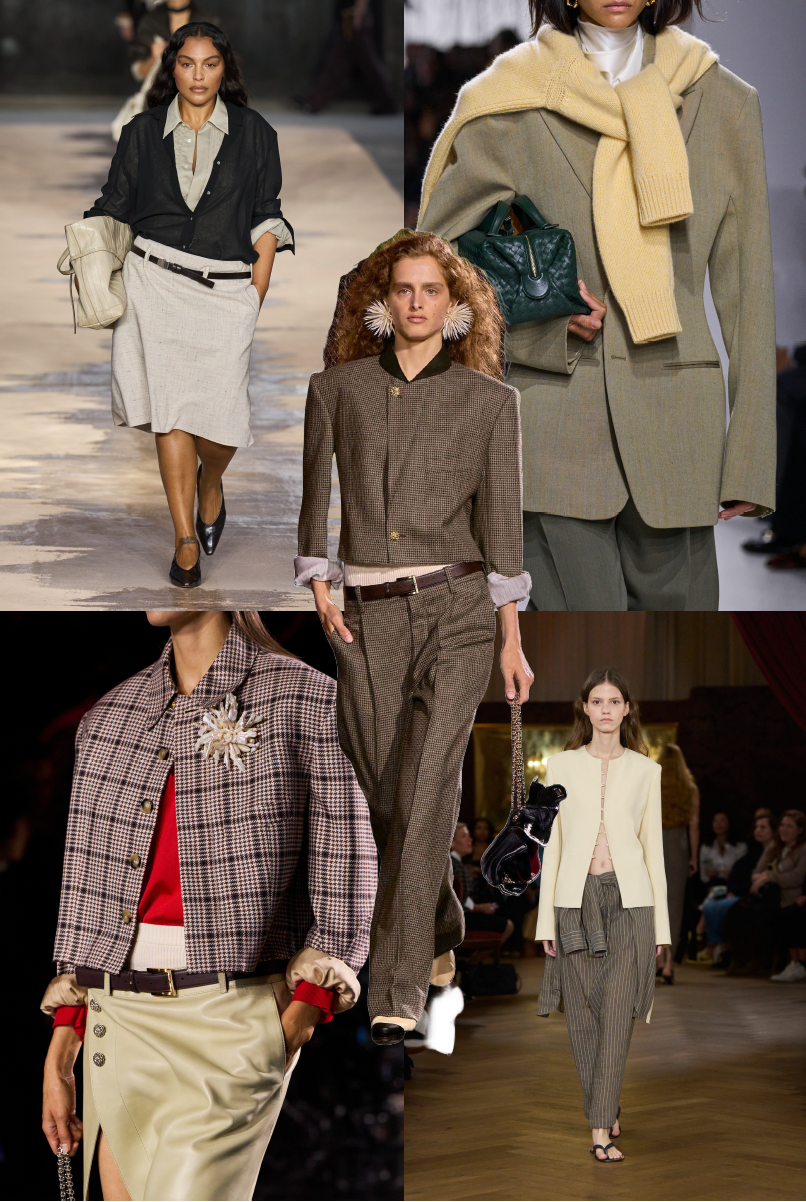 fashion collection showcasing various womens outfits in different styles