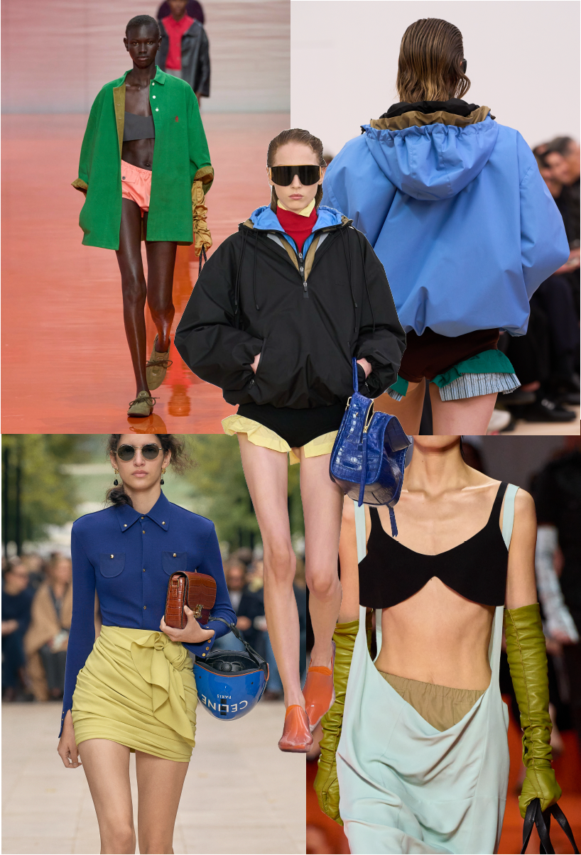 models on the runway in fashionable clothing