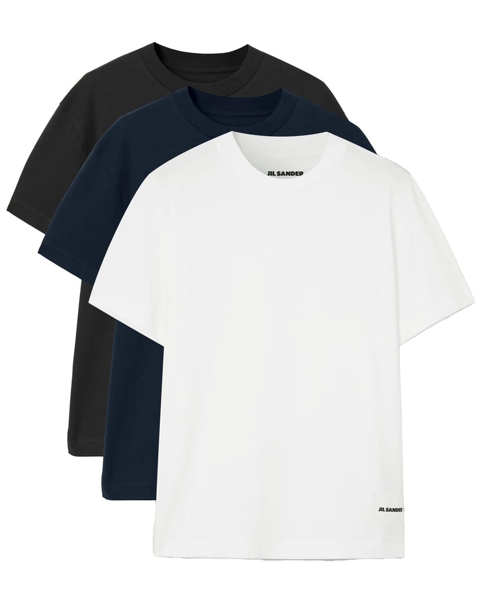 The Best Spring Trends of 2026 5 Three-Pack Appliquéd Cotton-Jersey T-Shirts