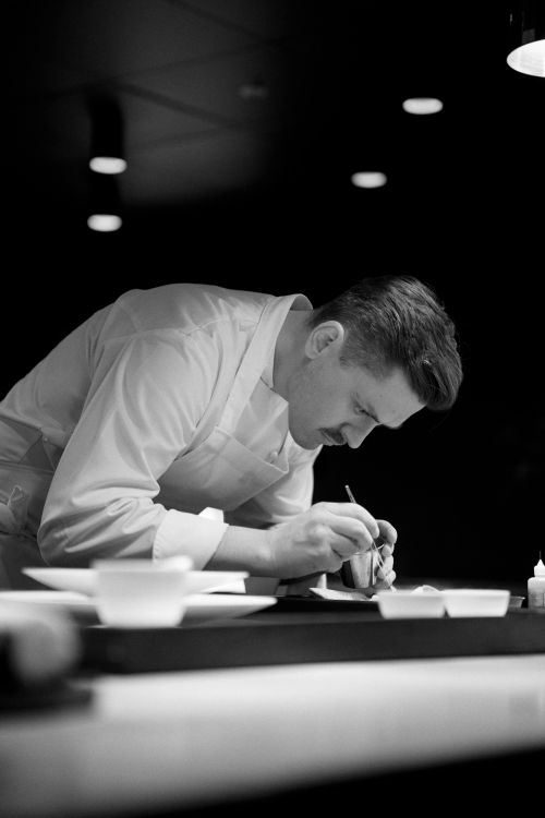 Alsace Rocks Consumer Walk Around Tasting , Chef Lewis Barker