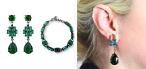 Butler & Wilson emerald inspired pieces May's Birthstone