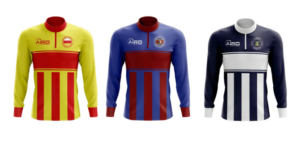 debenhams Football Half Zip Midlayer Top