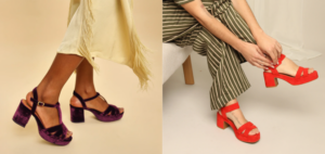 Esska Mid Heel Sandals for Women
