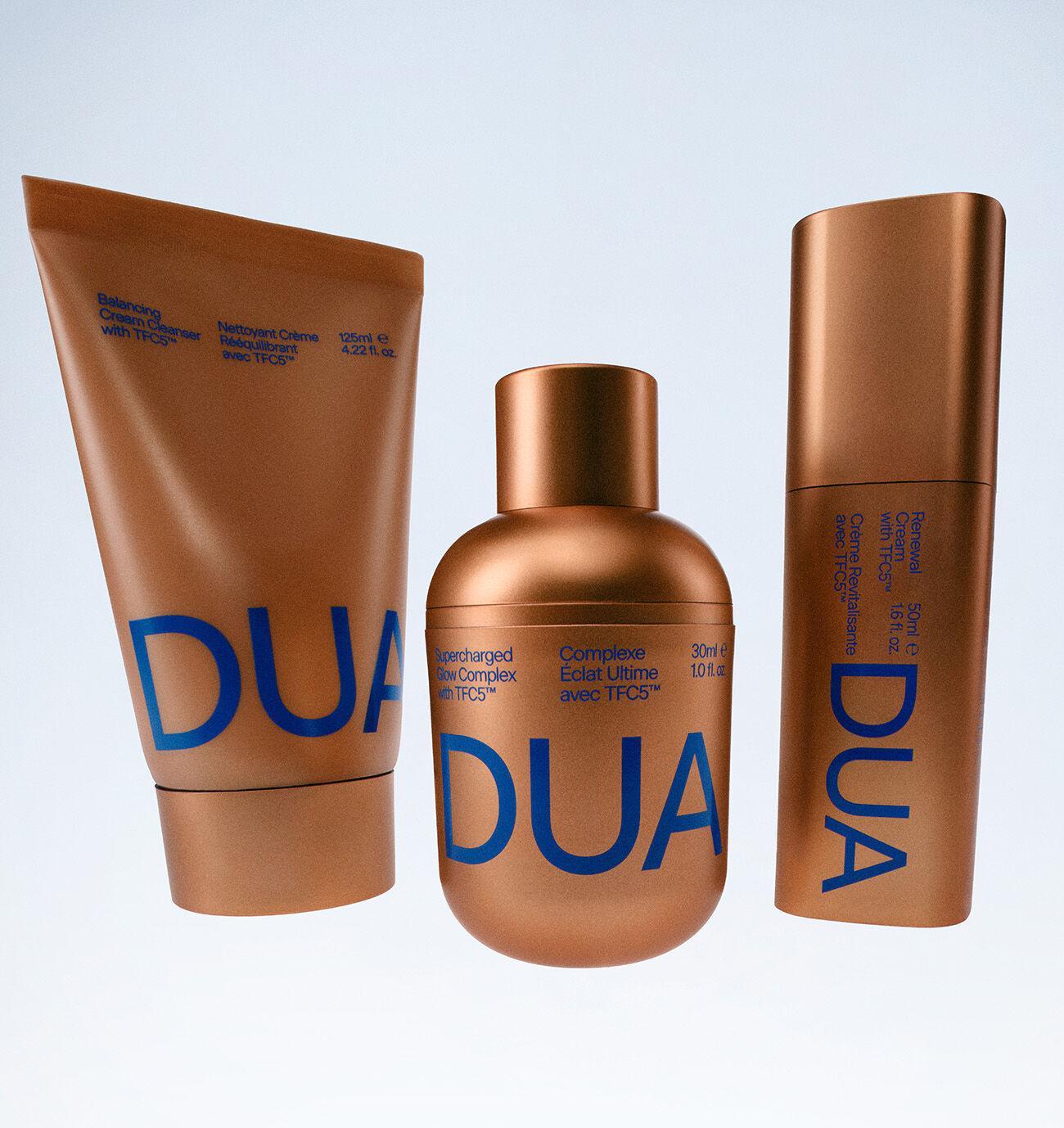 Dua Lipa launches the Dua skincare line in collaboration with Augustinus Bader