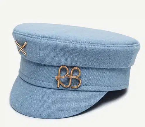 Hot Summer Accessories: Sizzling Global Trends to Spice Up Your Look and Turn the Heat into Cool 45 SA26 RB denim baker boy cap .jpg