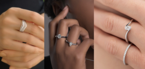 Newbridge Silverware ring collection for women