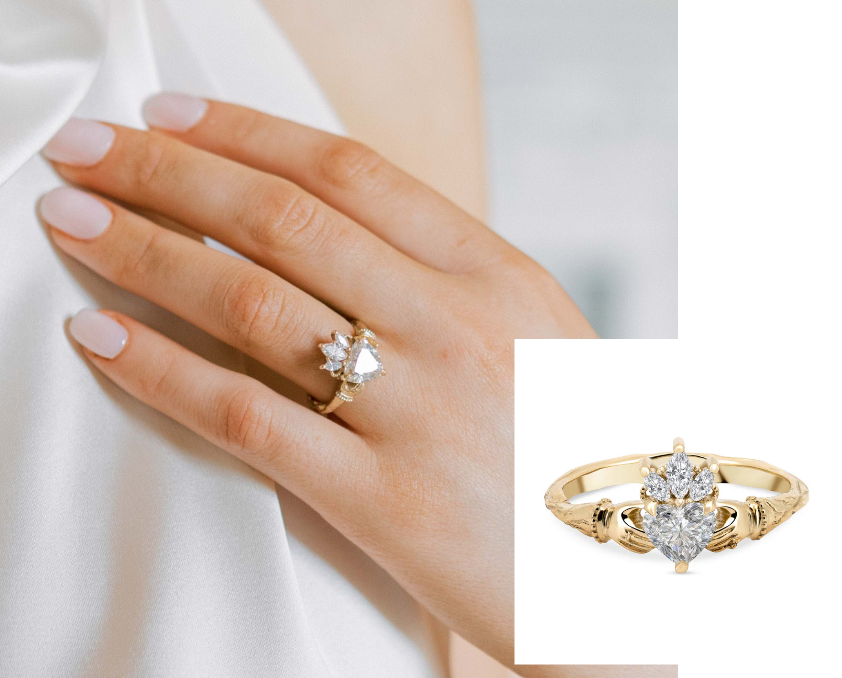 A Modern Legacy: The Chupi Claddagh Collection 3 Claddagh North Star
