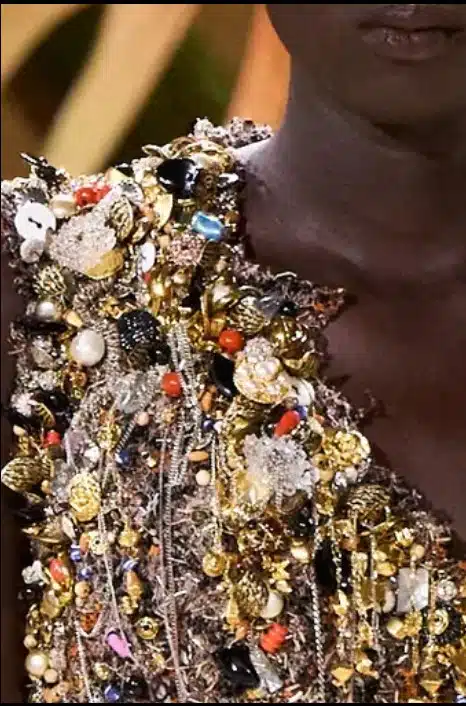Paris Haute Couture Fall/Winter 2026-27. Your Need to Know Fantasy Apparel by the World’s Top Fashion Designers 10 PCFW26-7 CH detial beaded dress.jpg