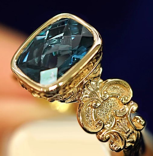 Summer Shopping in NYC: Top Designer Fashions, Stunning Jewelry, Luxury Accessories & Fabulous Eco-Friendly Surprises 71 SHNY-26 AG royalty ring blue topaz.jpg
