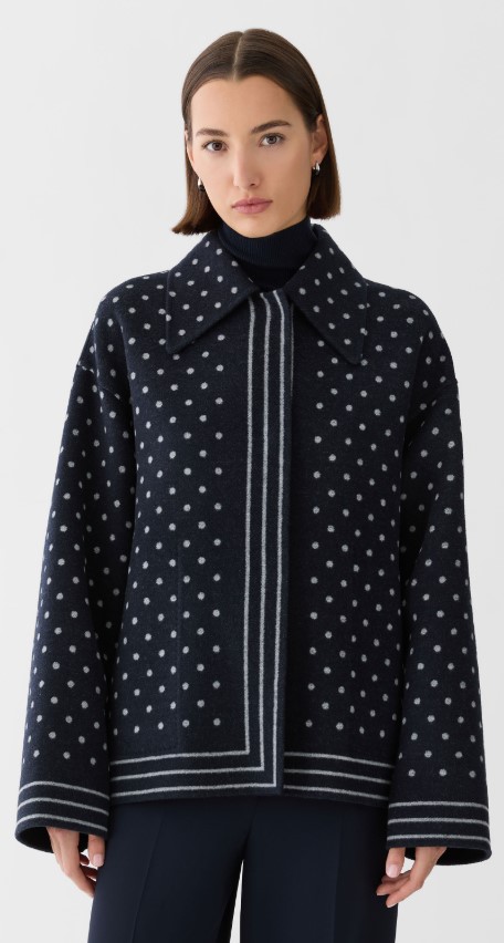 Summer Shopping in NYC: Top Designer Fashions, Stunning Jewelry, Luxury Accessories & Fabulous Eco-Friendly Surprises 91 SHNY-26 LA polka dot jkt.jpg