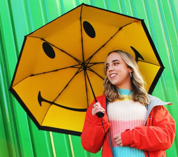 Summer Shopping in NYC: Top Designer Fashions, Stunning Jewelry, Luxury Accessories & Fabulous Eco-Friendly Surprises 53 SHNY-26 MO smiley face umbrella.jpg