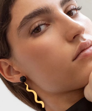 Summer Shopping in NYC: Top Designer Fashions, Stunning Jewelry, Luxury Accessories & Fabulous Eco-Friendly Surprises 57 SHNY-26 MO squiggle earrings Miro.jpg