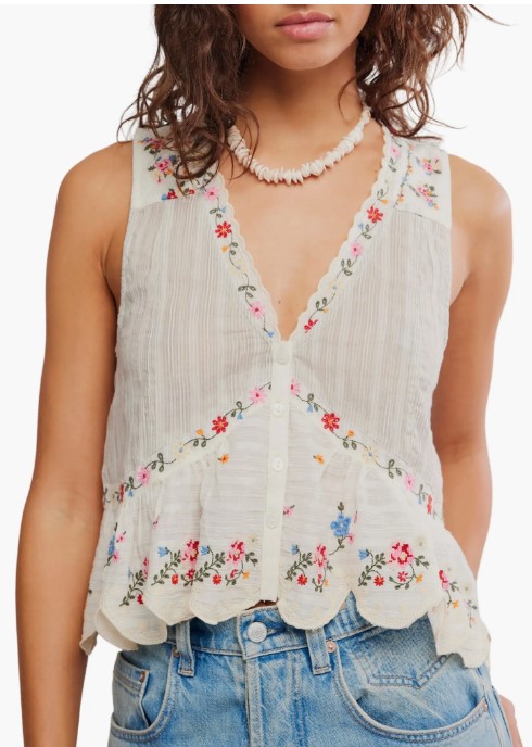 Summer Shopping in NYC: Top Designer Fashions, Stunning Jewelry, Luxury Accessories & Fabulous Eco-Friendly Surprises 59 SHNY-26 NR embroid cotton blse.jpg