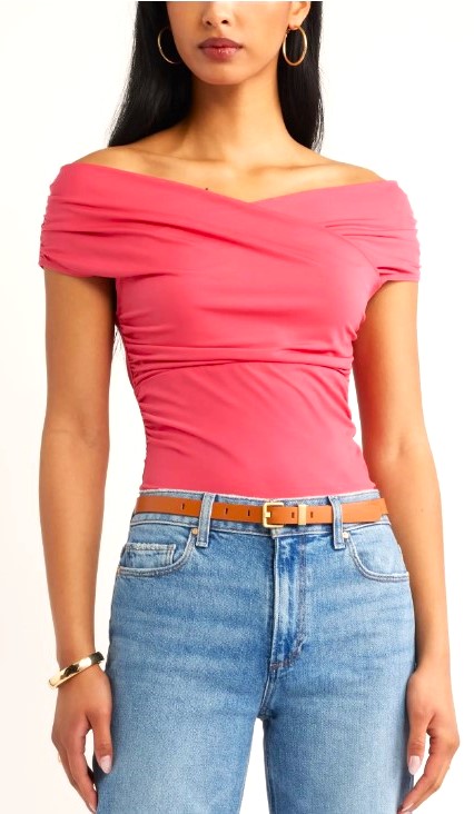Summer Shopping in NYC: Top Designer Fashions, Stunning Jewelry, Luxury Accessories & Fabulous Eco-Friendly Surprises 58 SHNY-26 NR pink off the shldr top cropped.jpg