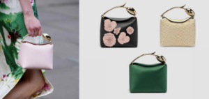 Erdem The Satin Mini Bloom Bag