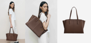 COS Autumn New Arrivals – Luxurious Textures & Modern Layers 18 Freja New York Paloma Tote Cedar – Handmade Vegan Leather Bag