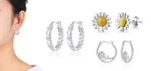 Philip Jones Daisy Earrings