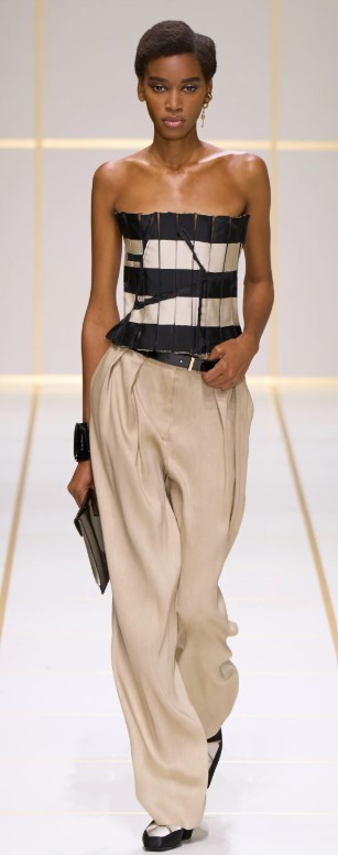 Milan Spring/Summer 2027, New Trends Seen at Fashion Week, Are You Ready? 87 Milan27 AR bk wht top.jpg