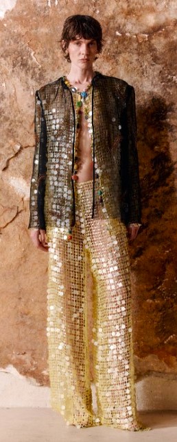 Milan Spring/Summer 2027, New Trends Seen at Fashion Week, Are You Ready? 65 Milan27 AY gold and bronze plaitelles cropped.jpg