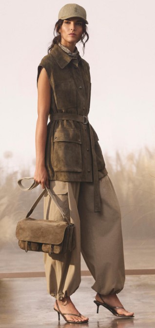 Milan Spring/Summer 2027, New Trends Seen at Fashion Week, Are You Ready? 74 Milan27 BC Harem pants taupe.jpg