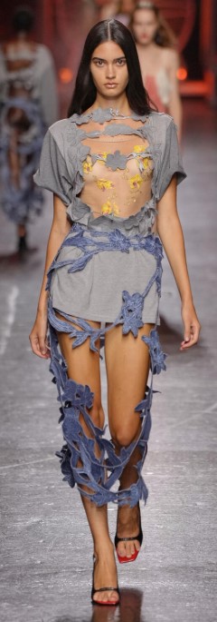 Milan Spring/Summer 2027, New Trends Seen at Fashion Week, Are You Ready? 45 Milan27 DS faux tattered, floral.jpg