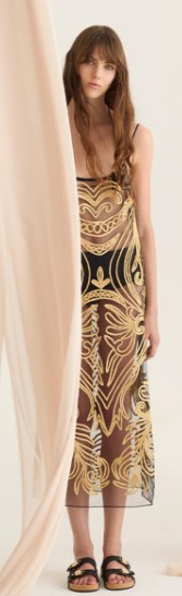 Milan Spring/Summer 2027, New Trends Seen at Fashion Week, Are You Ready? 82 Milan27 FF sheer w woven pattern.jpg