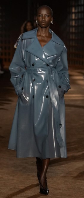 Milan Spring/Summer 2027, New Trends Seen at Fashion Week, Are You Ready? 29 Milan27 FG blue trench.jpg
