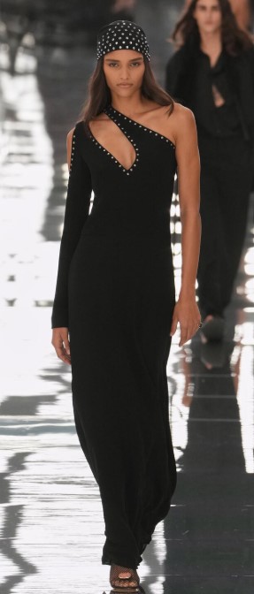 Milan Spring/Summer 2027, New Trends Seen at Fashion Week, Are You Ready? 26 Milan27 FN asy neck dress.jpg