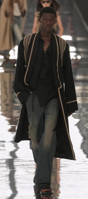 Milan Spring/Summer 2027, New Trends Seen at Fashion Week, Are You Ready? 25 Milan27 FN gold trim mens.jpg