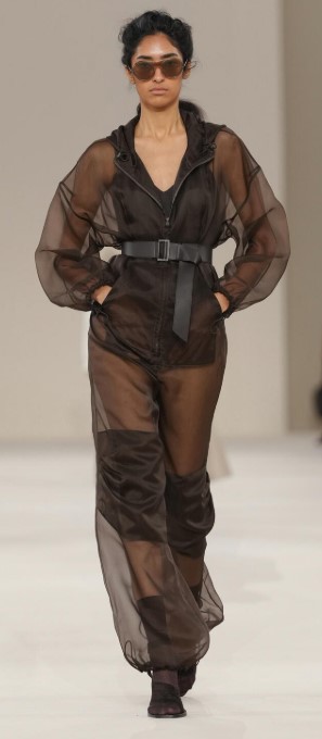 Milan Spring/Summer 2027, New Trends Seen at Fashion Week, Are You Ready? 13 Milan27 MM Sheer jumpsuit.jpg