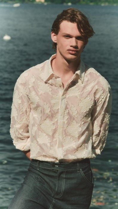 Milan Spring/Summer 2027, New Trends Seen at Fashion Week, Are You Ready? 50 Milan27 ZO mens applique shirt.jpg